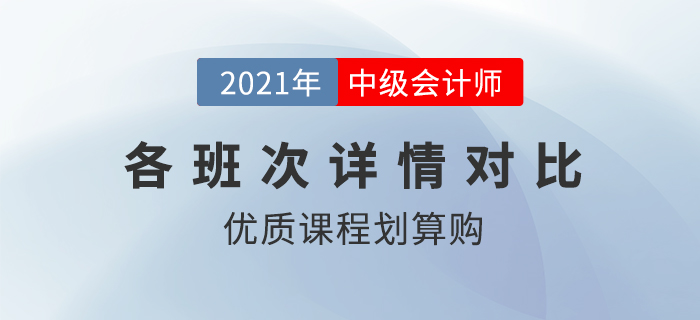 購(gòu)買東奧2021年中級(jí)會(huì)計(jì)考試輔導(dǎo)課程有哪些優(yōu)惠？哪個(gè)班次最劃算？