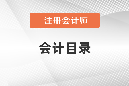 2021年注會會計目錄