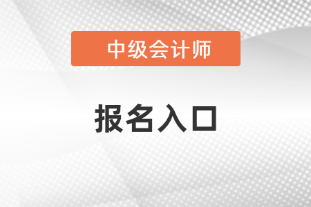 中級會計師2021年河南省洛陽報名入口