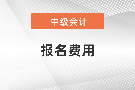 廣東省2022中級會計報名費是多少