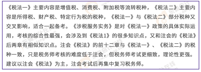 注會稅法與稅務(wù)師稅法一稅法二涉稅服務(wù)實(shí)務(wù)