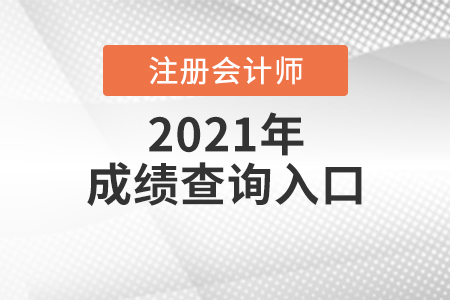 注冊會(huì)計(jì)師成績查詢