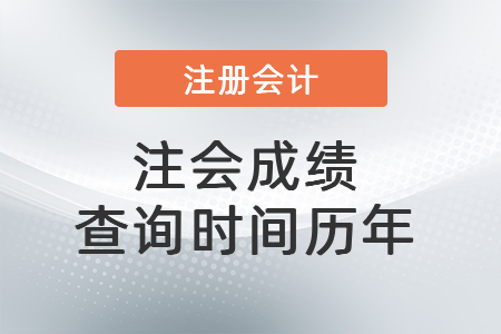 注會成績查詢時間歷年