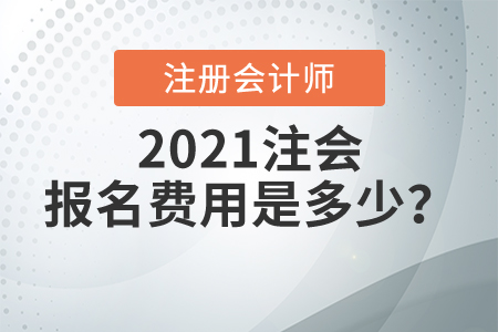 2021注會報(bào)名費(fèi)用是多少