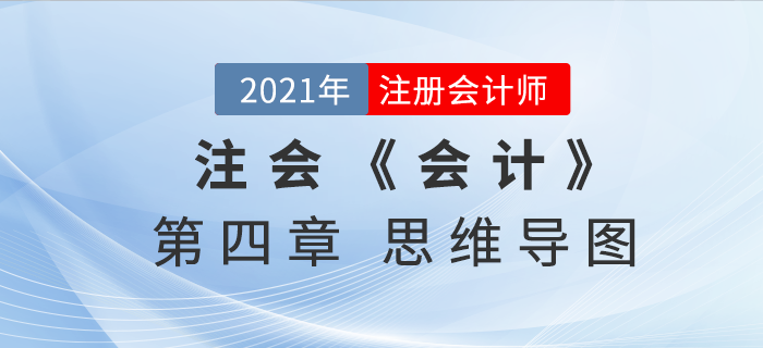 2021年CPA《會計》第四章思維導圖