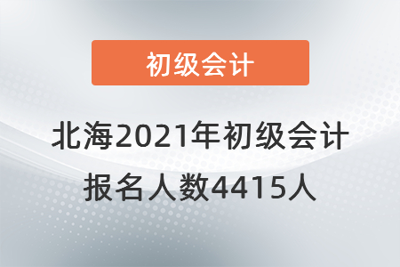 北?？紖^(qū)2021年初級會計考試順利開考，報名人數(shù)4415人