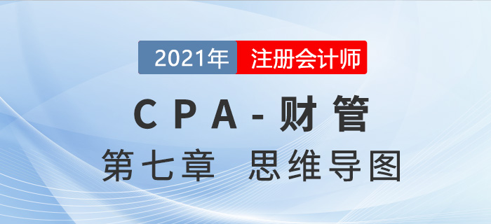 2021年注會《財務(wù)成本管理》第七章思維導圖