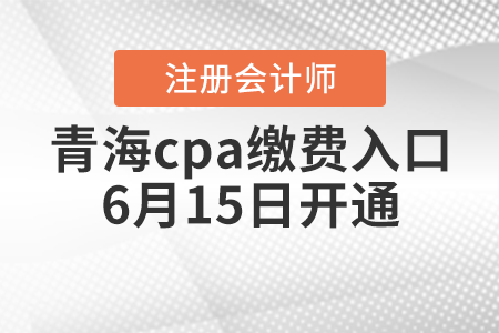 青海省玉樹cpa繳費入口6月15日開通