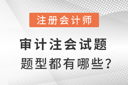 審計(jì)注會(huì)試題題型都有哪些？