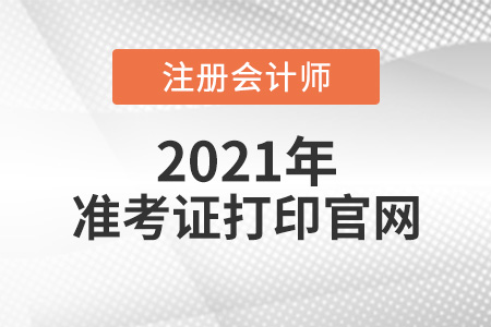 注冊(cè)會(huì)計(jì)師準(zhǔn)考證打印官網(wǎng)是哪個(gè)