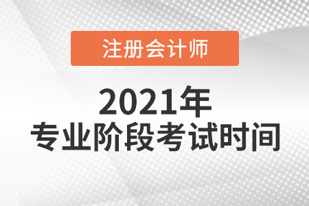 注冊(cè)會(huì)計(jì)師考試專(zhuān)業(yè)階段哪天考