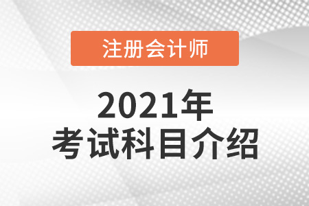 注冊會計師考試科目介紹