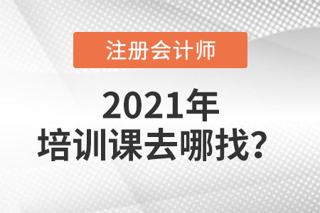 注冊會計師培訓(xùn)課去哪找