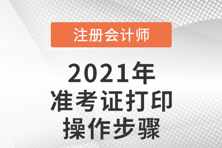 注冊會計師打印準(zhǔn)考證操作步驟
