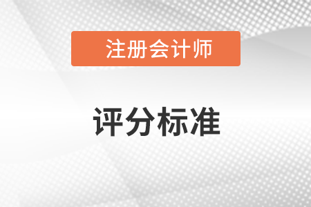 注會(huì)試題評(píng)分標(biāo)準(zhǔn)是什么？