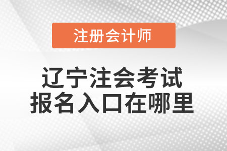 遼寧省盤錦注會(huì)考試報(bào)名入口在哪里