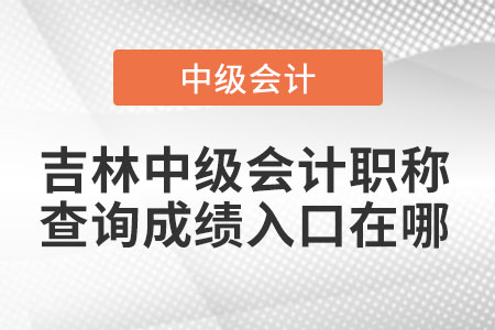 吉林省延邊中級(jí)會(huì)計(jì)職稱查詢成績(jī)?nèi)肟谠谀? alt=