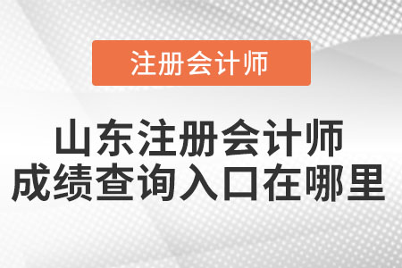 山東省威海注冊(cè)會(huì)計(jì)師成績(jī)查詢?nèi)肟谠谀睦? alt=