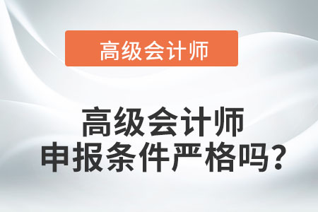 評審高級會計師條件有哪些？