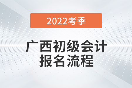 廣西自治區(qū)貴港2022年初級(jí)會(huì)計(jì)師考試報(bào)名流程圖來了！