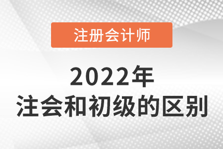 注冊(cè)會(huì)計(jì)師和初級(jí)會(huì)計(jì)師區(qū)別在哪？