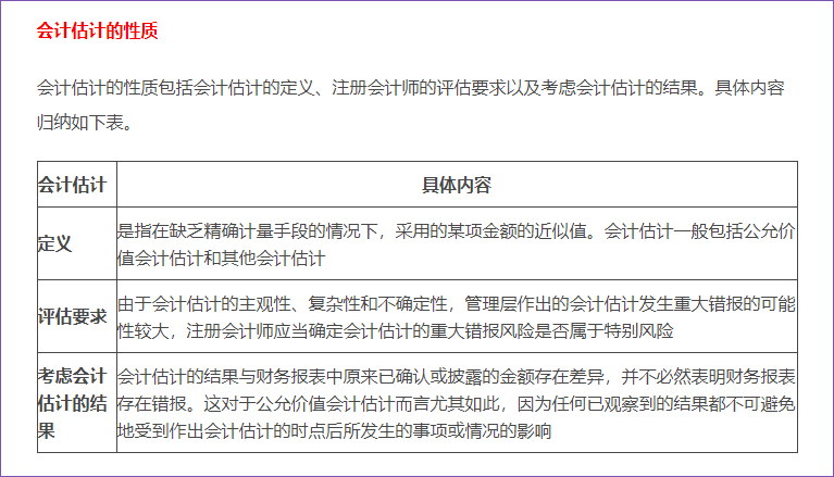 會計估計