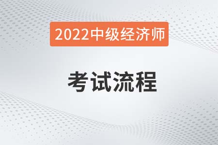 2022年中級經濟師考試流程是什么