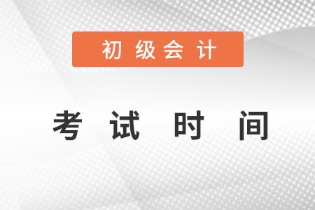 初級會(huì)計(jì)考試時(shí)間.docx