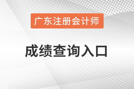廣東cpa成績(jī)查詢?nèi)肟诠倬W(wǎng)在哪里？