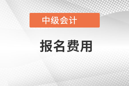 天津中級會計師2022年報名費用是多少？