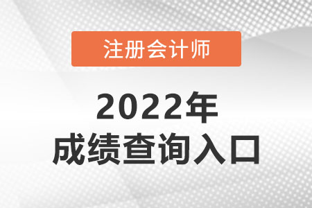 2022年注冊(cè)會(huì)計(jì)師查詢(xún)?nèi)肟谑鞘裁矗? alt=