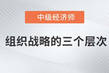 組織戰(zhàn)略的三個(gè)層次_2022中級(jí)經(jīng)濟(jì)師人力資源備考知識(shí)點(diǎn)