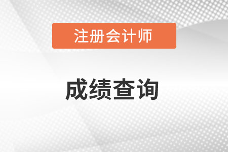 青海省黃南注冊會計師成績查詢時間是什么時候呢？