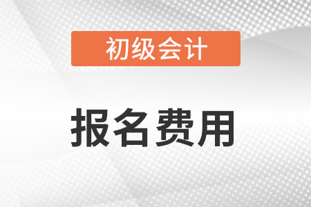 江蘇初級(jí)會(huì)計(jì)報(bào)名費(fèi)用是多少?