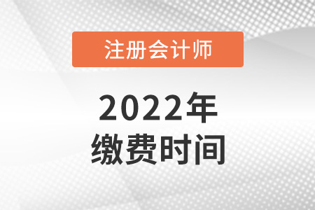 2022年北京市房山區(qū)注會繳費時間是哪天？