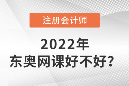 東奧注冊(cè)會(huì)計(jì)師網(wǎng)課有效果嗎？