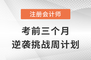 2022年注冊(cè)會(huì)計(jì)師會(huì)計(jì)科目考前沖刺周計(jì)劃！