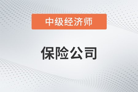 保險公司_2022中級經濟師金融備考知識點