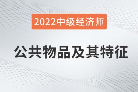 公共物品及其特征_2022中級(jí)經(jīng)濟(jì)師經(jīng)濟(jì)基礎(chǔ)備考知識(shí)點(diǎn)