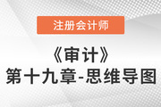 2022年注冊會計師《審計》第十九章思維導(dǎo)圖+章節(jié)練習(xí)