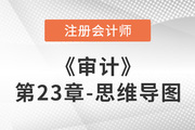 2022年注冊會計師《審計》第二十三章思維導(dǎo)圖+章節(jié)練習(xí)