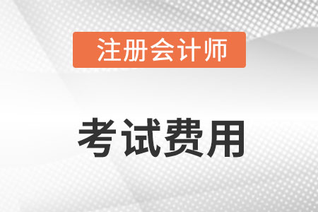 2022年注冊會計師報名費用是多少錢？