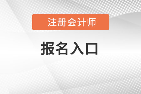 上海市金山區(qū)注冊(cè)會(huì)計(jì)師考試報(bào)名入口是什么？