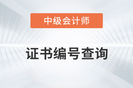 中級會計職稱證書編號怎么查你了解嗎？
