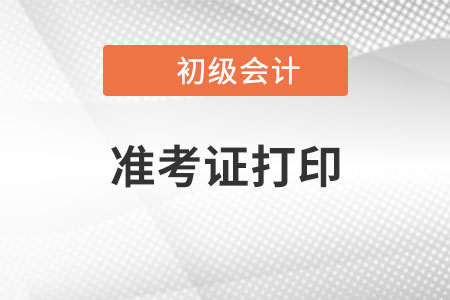 初級(jí)會(huì)計(jì)職稱打印準(zhǔn)考證需要注意哪些事項(xiàng)？