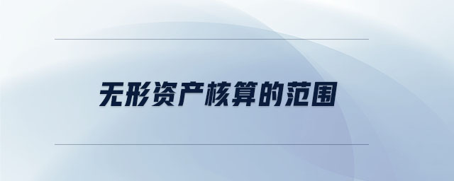 無形資產(chǎn)核算的范圍