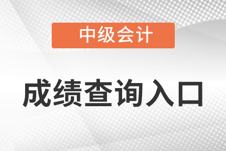 江西省鷹潭中級(jí)會(huì)計(jì)師成績(jī)查詢?nèi)肟诠倬W(wǎng)是什么?