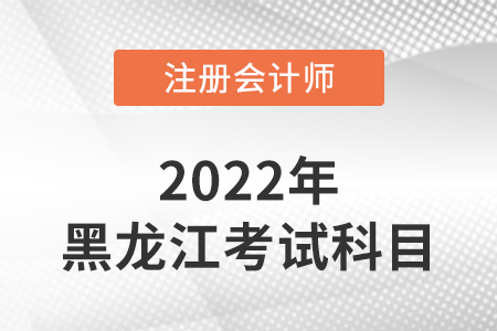 2022年黑龍江省雞西注冊(cè)會(huì)計(jì)師延考考試科目