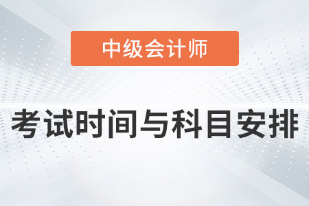 中級(jí)會(huì)計(jì)考試科目時(shí)間2023年公布了嗎？