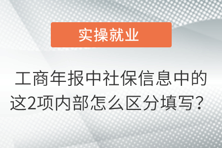 工商年報(bào)中社保信息中的這2項(xiàng)內(nèi)部怎么區(qū)分填寫(xiě)？